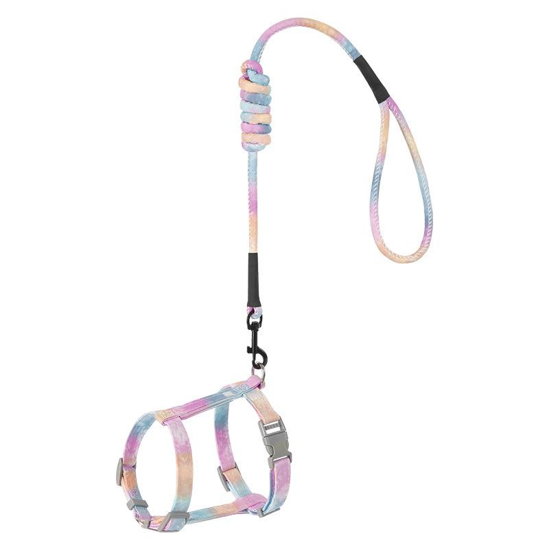 Wings Cat Rope I-shaped Cat Leash, Anti-break Free Walking Cat Rope Gradual Change Pet Leash Cat Supplies
