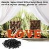50-100pcs Plastic Curtain Hooks For Gazebo Curtains Invisible Curtain Track Hook Sunshade Awning Net Accessories 12Pcs