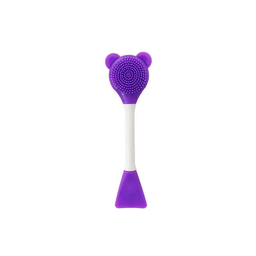 Cleansing Brush 2 In 1 Silicone Mask Brush And Facial Cleaning Brush Are Used For Exfoliation, Massage, Makeup Removal Skin Care