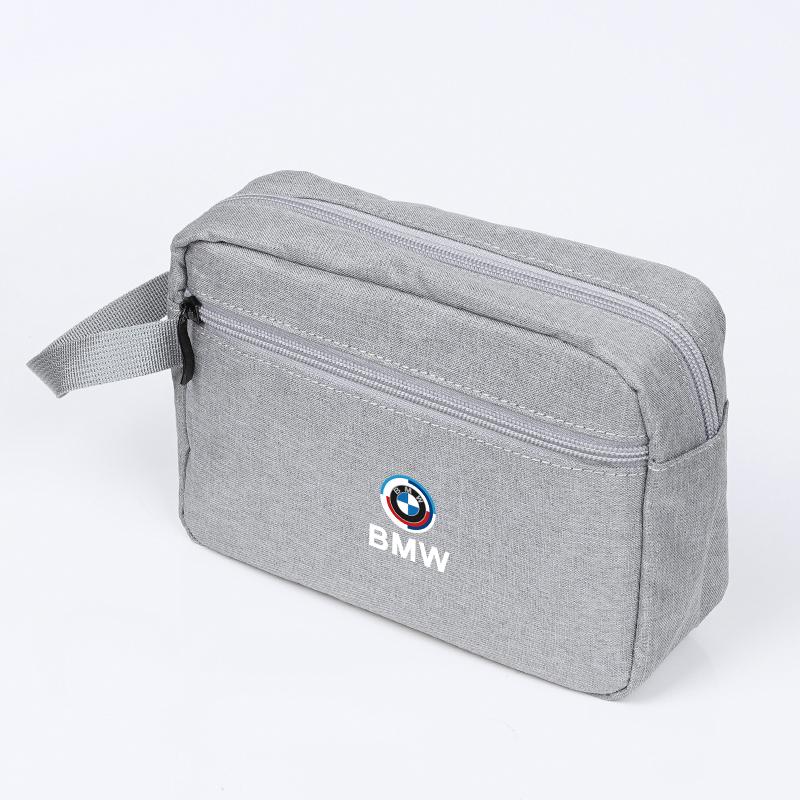 Car Interior Canvas Hand Storage Bag Auto Organizer Accessories For BMW E90 G80 M3 G30 M5 F82 F83 F20 F21 G42 F95 F96 G06 G07 M2 MVGJX1
