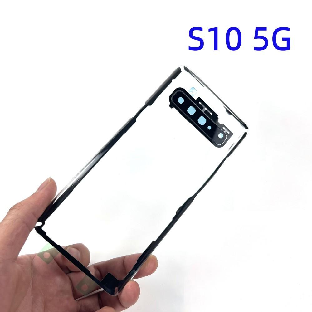 Back Glass Transparent For Samsung Galaxy Note 20 Ultra 10 Plus 5G S20 S20+ S20U Battery Cover Rear Door Housing Note10+