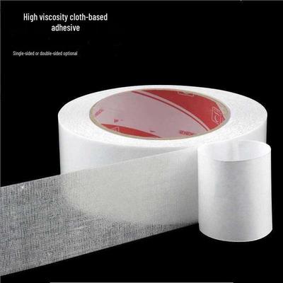 Double-Sided High Viscosity Fabric Tape for Balloon Décor, Wall Fixing, and Tearable Carpet Use