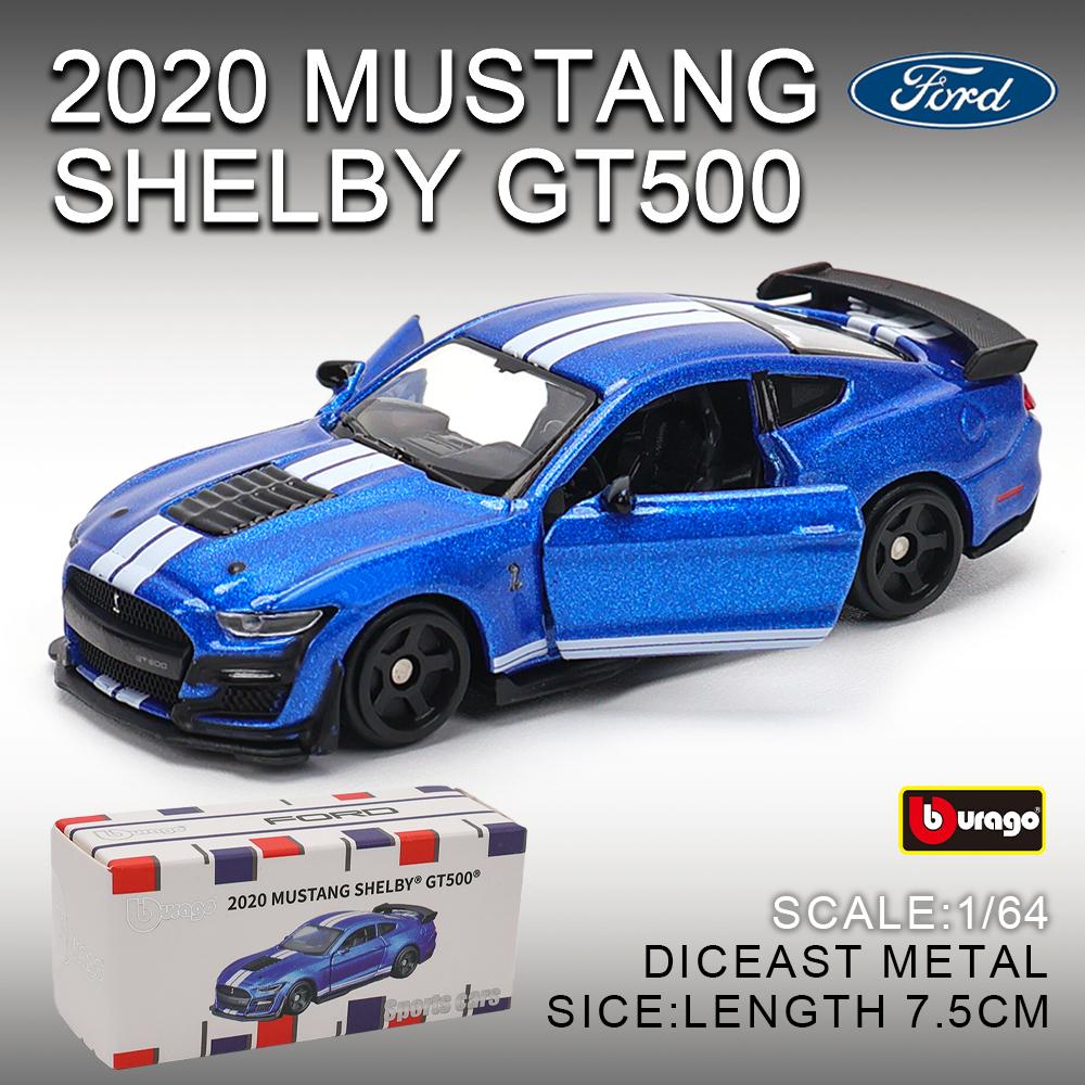 Burago 1:64 golf Porsche 911 Shelby Raventon Mustang Lamborghini Serie da Collezione Modello in Metallo Pressofuso Giocattolo Regalo per Bambini
