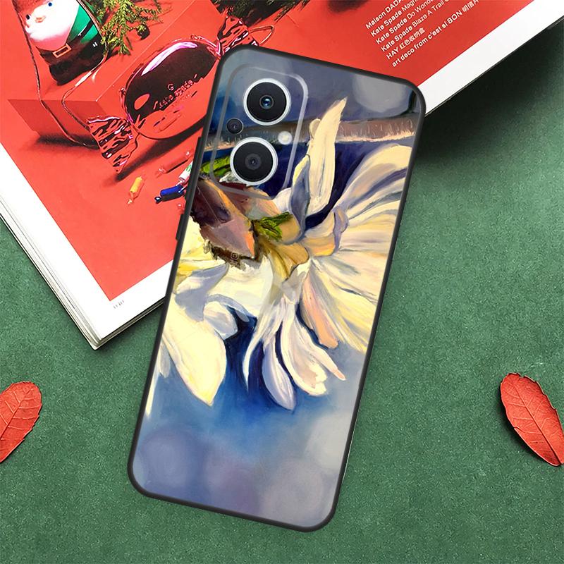 3D Blumen Relief Hülle Für OPPO Reno 10 11 12 13 14 Pro 11F 12F 13F 14F 7 8 Lite OPPO Find X9 X8 X5 Pro Abdeckung