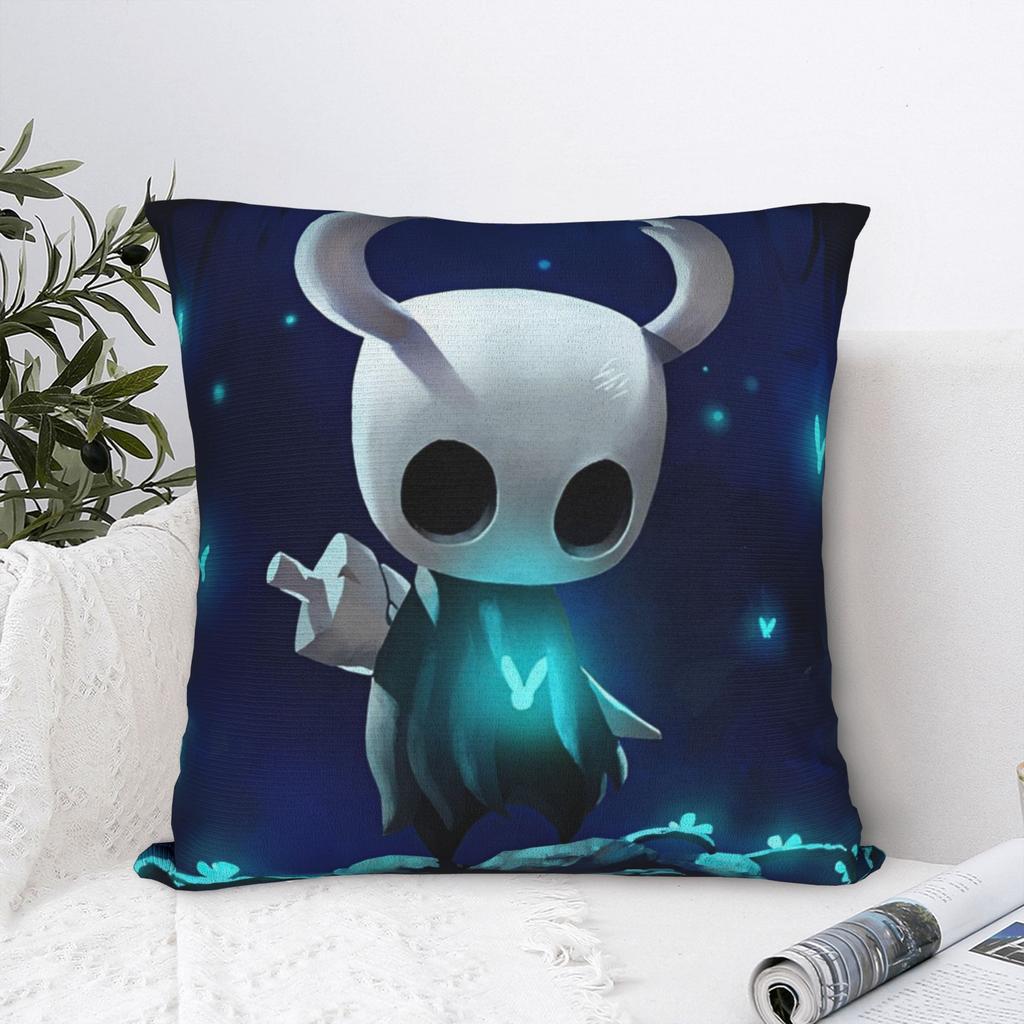 Hollow Knight Silksong Square Pillowcases Polyester Bed Car Advanture Cushion Cover Home Decoration Throw Pillow Case 4040