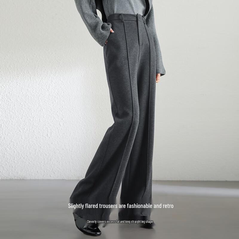 Shandubila Women's High-Waist Flared Trousers