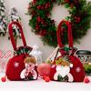 2pcs Thick Tote Bag Cute Candy Bag Xmas Tree Pendant Decor Packaging Bag  Christmas Eve