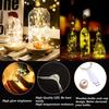 2PCS Bottle Cork Lights LED Bottle String Lights USB Rechargeable Mini Fairy String Lights