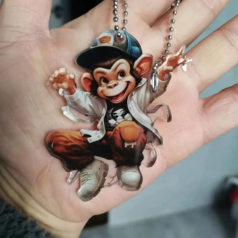 Cute Acrylic Cartoon Car Pendant Perfect For Adding A Fun Touch To Your Cars Interior