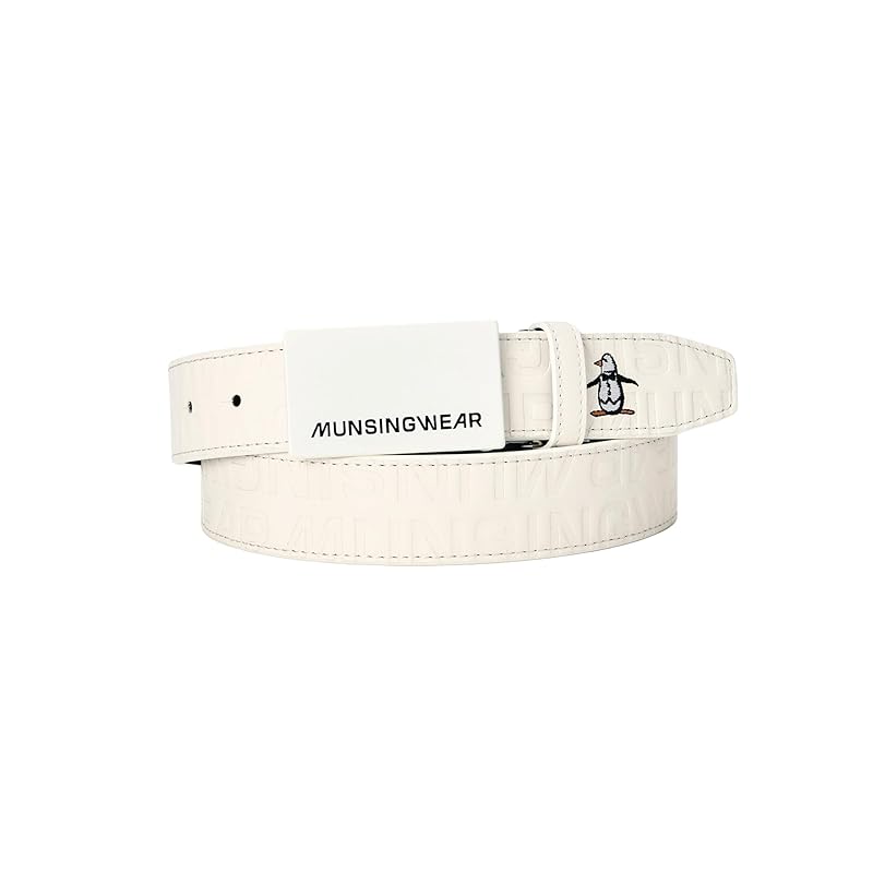 

[Munsingwear] ремень Maximum 105 см из искусственной кожи с тиснением логотипа спортивный гольф MG4FBL20M мужской WH00 (белый) СВОБОДНО