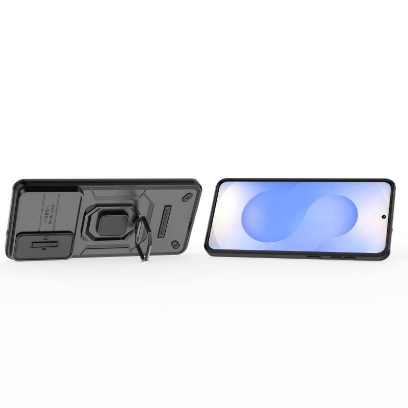 For Samsung S25 Edge Case Cover Samsung Galaxy S25 Edge Capas Slide Camera Lens Protective Ring Holder Fundas Samsung S25 Edge