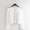 Lace Jacket Women's Long-sleeved Sunscreen Clothing Short Mesh Shawl Loose Cardigan