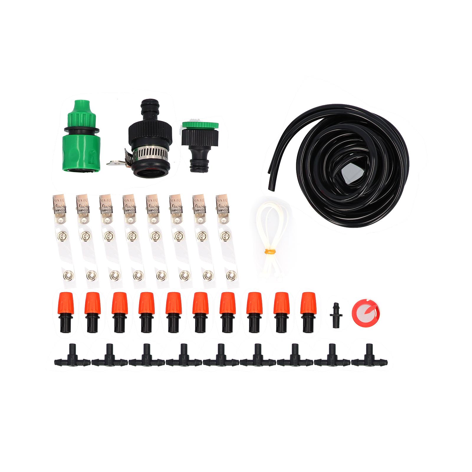 8m Garden Irrigation System Single Outlet Atomizing Kit for Greenhouse Flower Bed