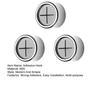 3Pcs Kitchen Towel Hooks Dish Towel Hooks with Adhesive Round Wall Mounted Hand Towel Holders for Kitchen Bathroom Shower Towels