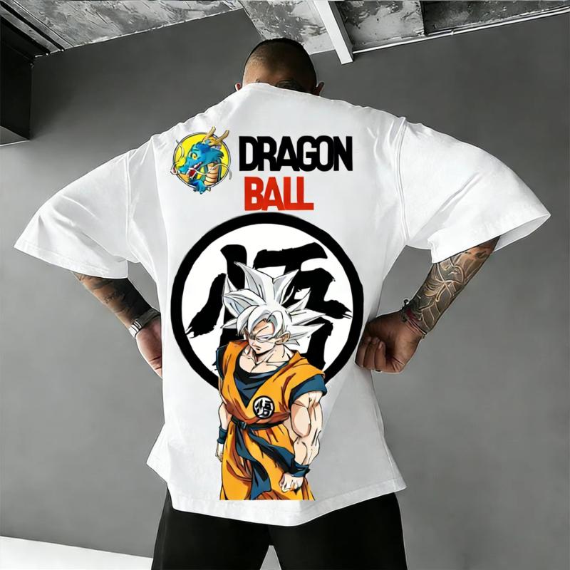 Dragon Ball Anime T Shirt Men Women Goku Graphic Tee Cotton Short Sleeve Summer Streetwear Casual Tops Manga Print Y2k Clothes