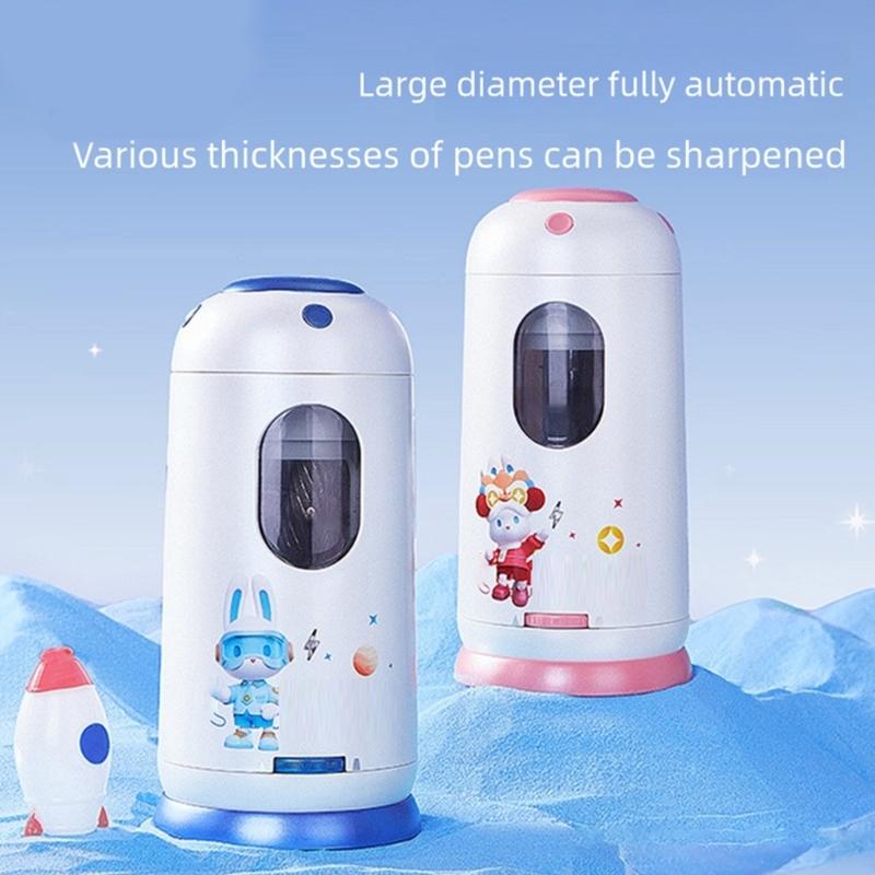 Rechargeable Electric Pencil Sharpener Quiet Operation Sizes