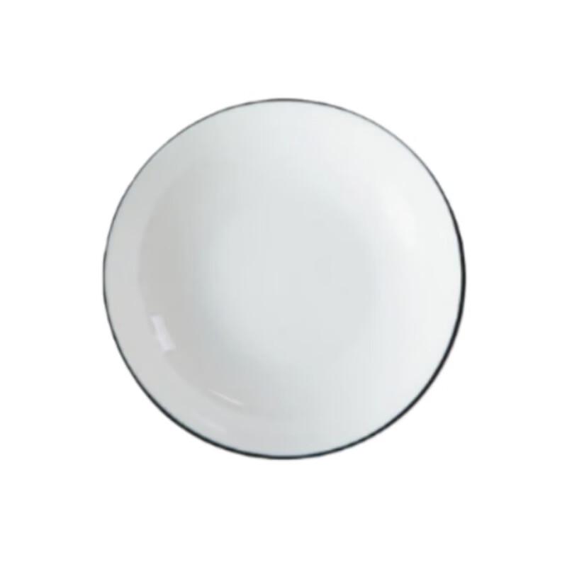 DISHJOY Ceramic Black Line Sauce Dish