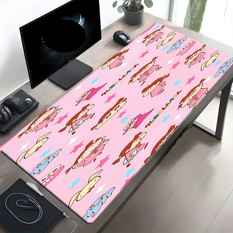 Crayon Shin Baskılı Mouse Pad, Kaymaz Masaüstü klavye Matı, PC Dizüstü Oyun Çalışma Günlük Kullanım için, Havalı Festival Sürpriz Hediye