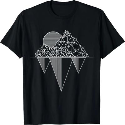 Berge Vintage Wandern Camping Trekking Outdoor Geschenk T-Shirt