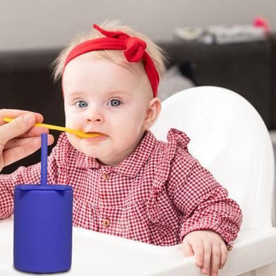 150ml Kids Toddler Cups with Lid And Straws Reusable Spill Proof