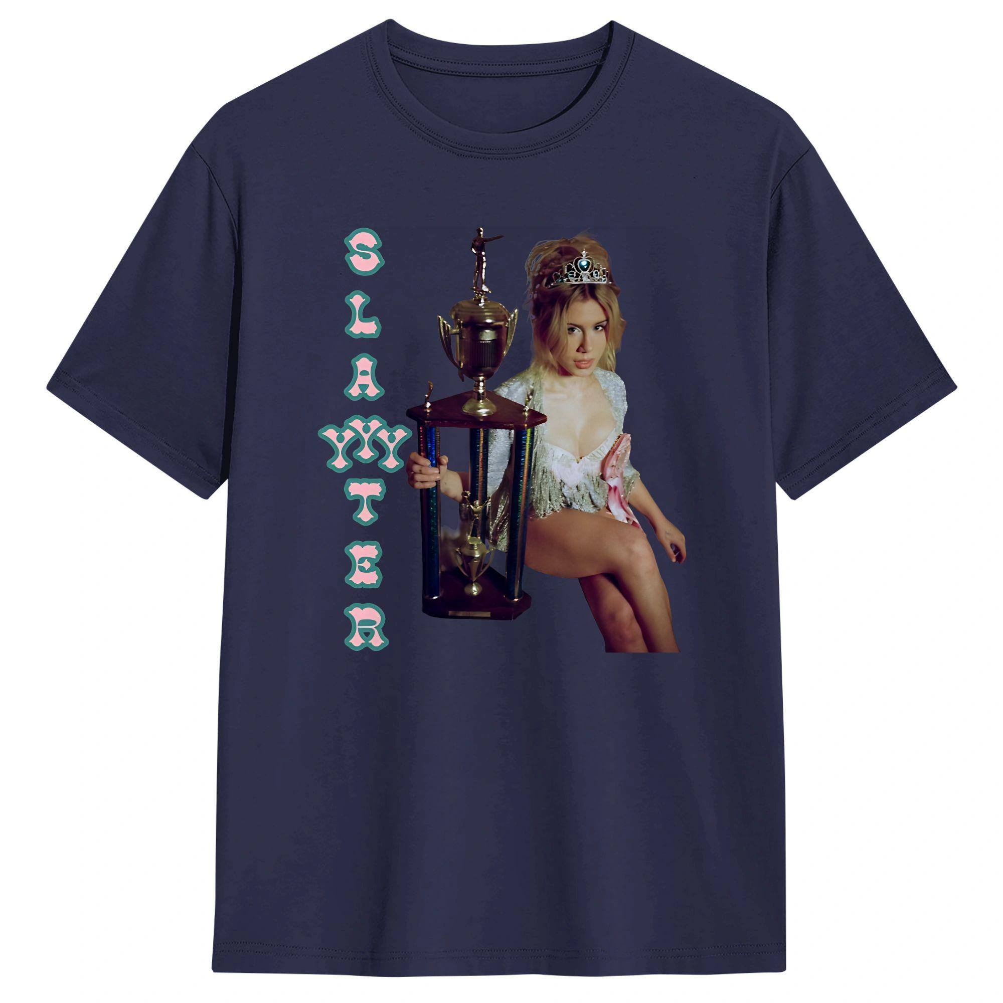 

Unisex T Shirt Slayyters Worst Girl In America T Shirts Novelty Summer Tee Shirt Y2K Basic Cotton Clothing Gift Idea 4XL