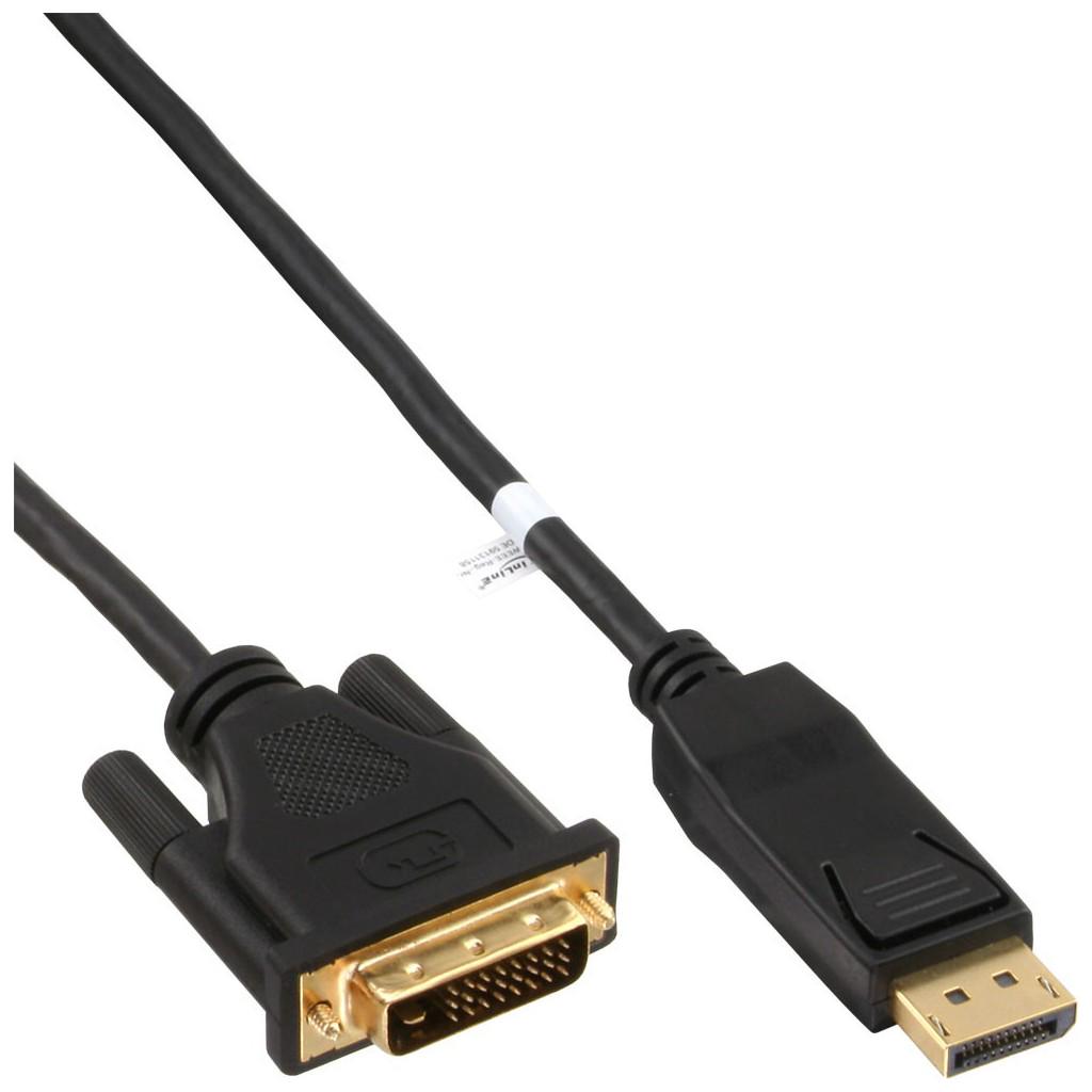 Buy InLine® DisplayPort To DVI Converter Cable Black 0.5m at affordable