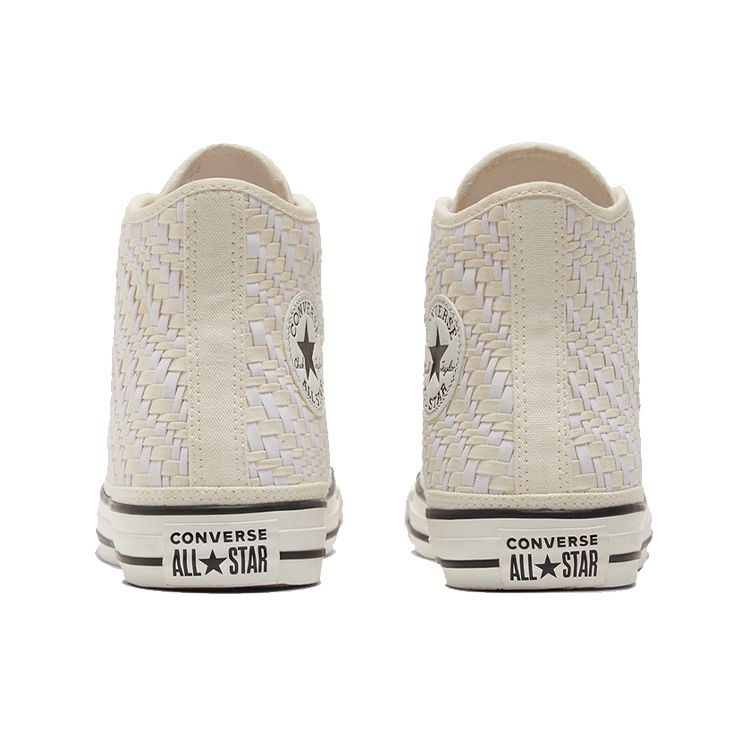 Converse Chuck Taylor All Star High Tonal Weaving - White Unisex Sneakers Black 171075C