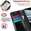 Coque rabat effet cuir noir pour iphone 13 mini (5.4'') proshop