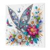 DIY Special Shape Drill Art Craft Pearl Diamond Painting with Frame 25x25cm Diamond Art Pearl Painting Kit for Adults Home Decor