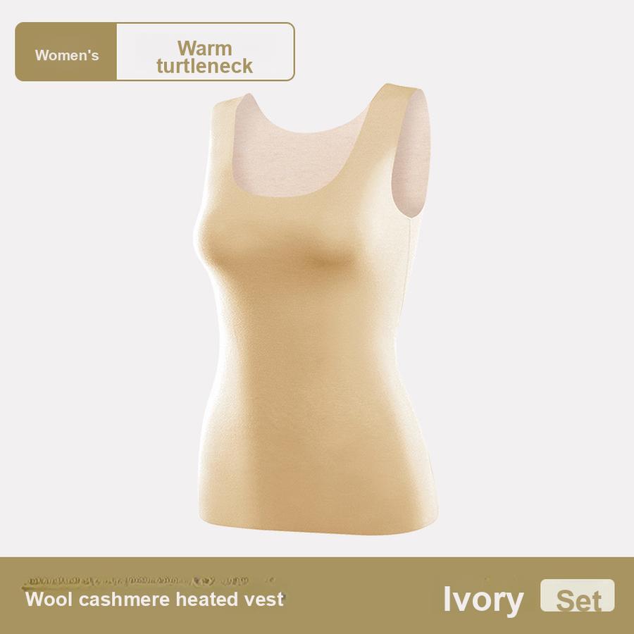 Women's Fleece Thermal Vest Winter Thick Padded Vest Bodywear