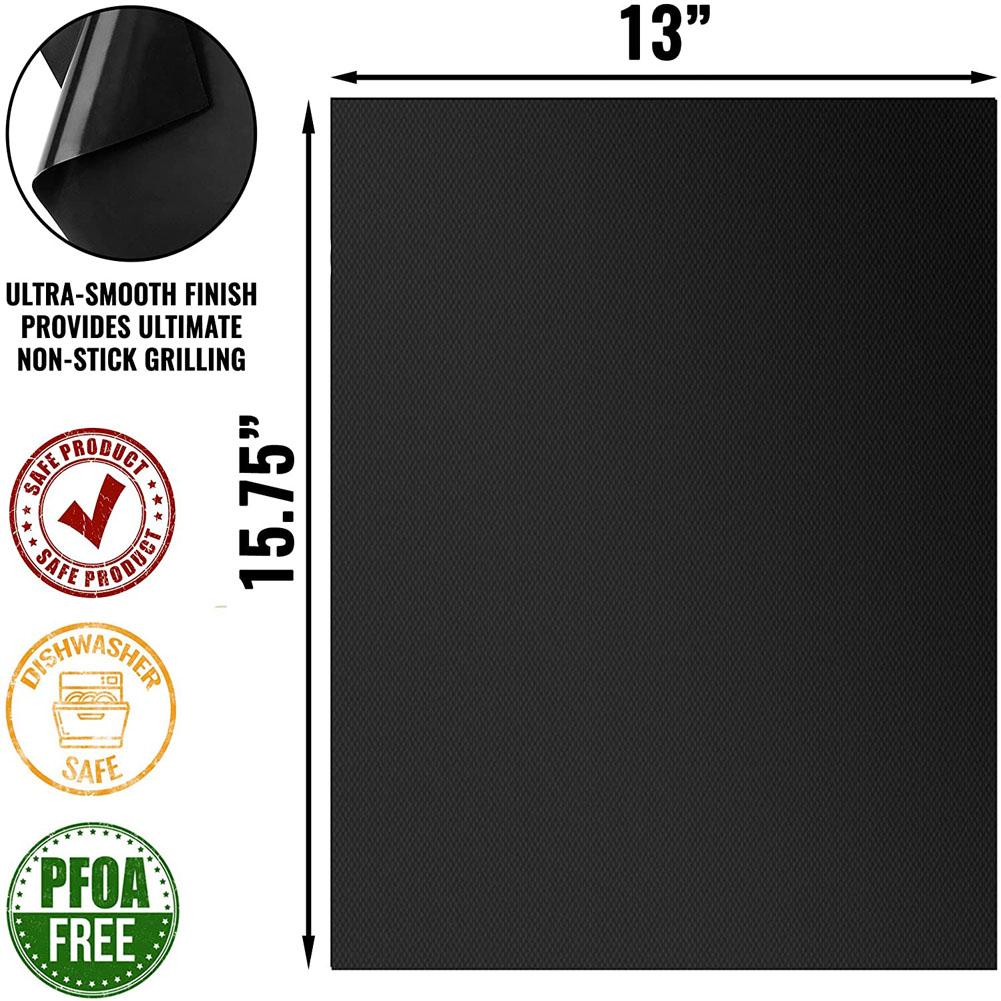 Antihaft-Grillmatte 40*33cm Backmatte Grillwerkzeuge Koch-Grillblech Hitzebeständigkeit Leicht zu reinigen Küchenwerkzeuge KTY
