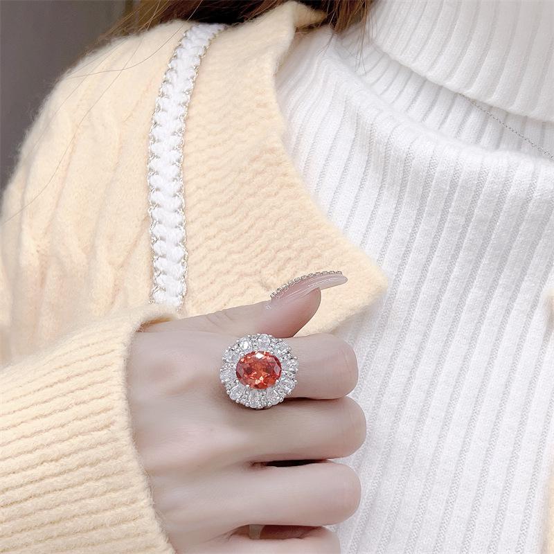 Elegant Zirconia 3-Piece Set: Ring, Ear Studs & Necklace - Women s Fashionable & Stylish Adjustable