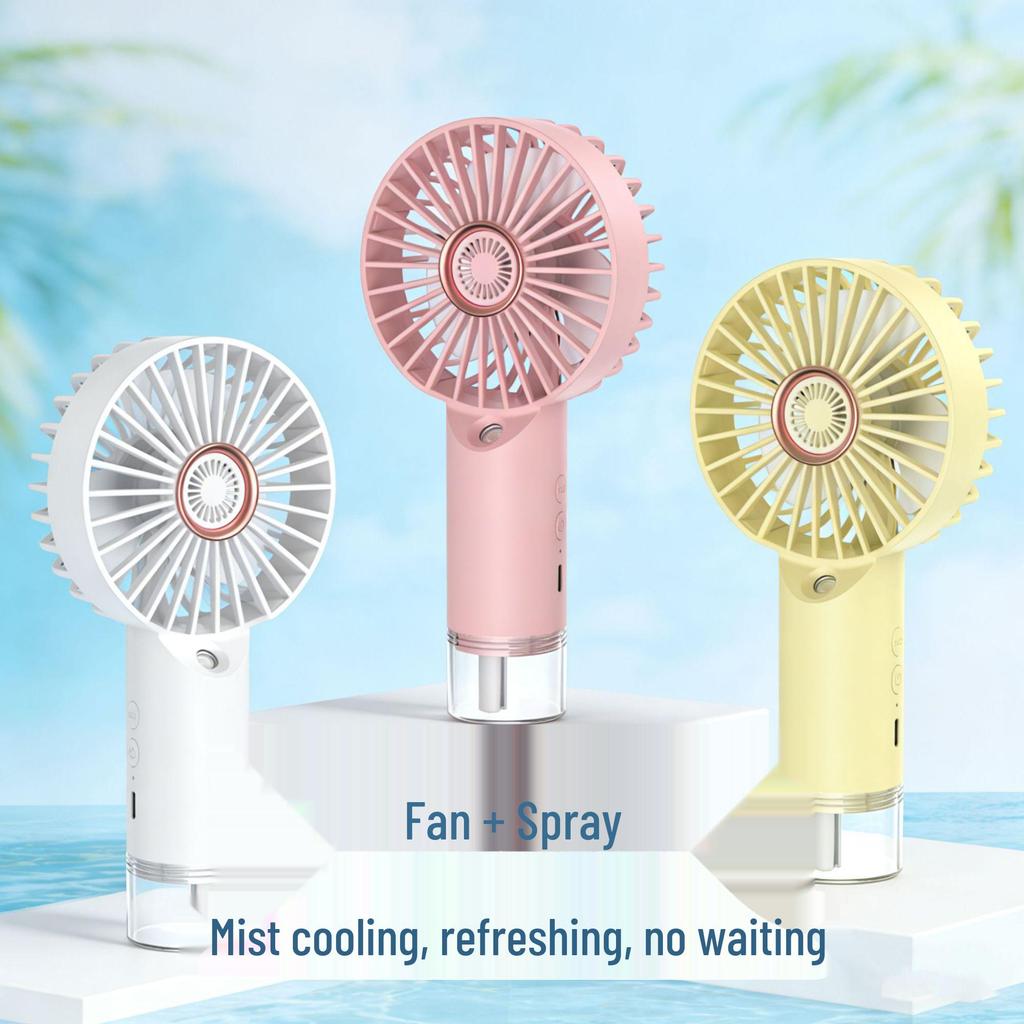 Portable USB Rechargeable Handheld & Desktop Cooling Fan