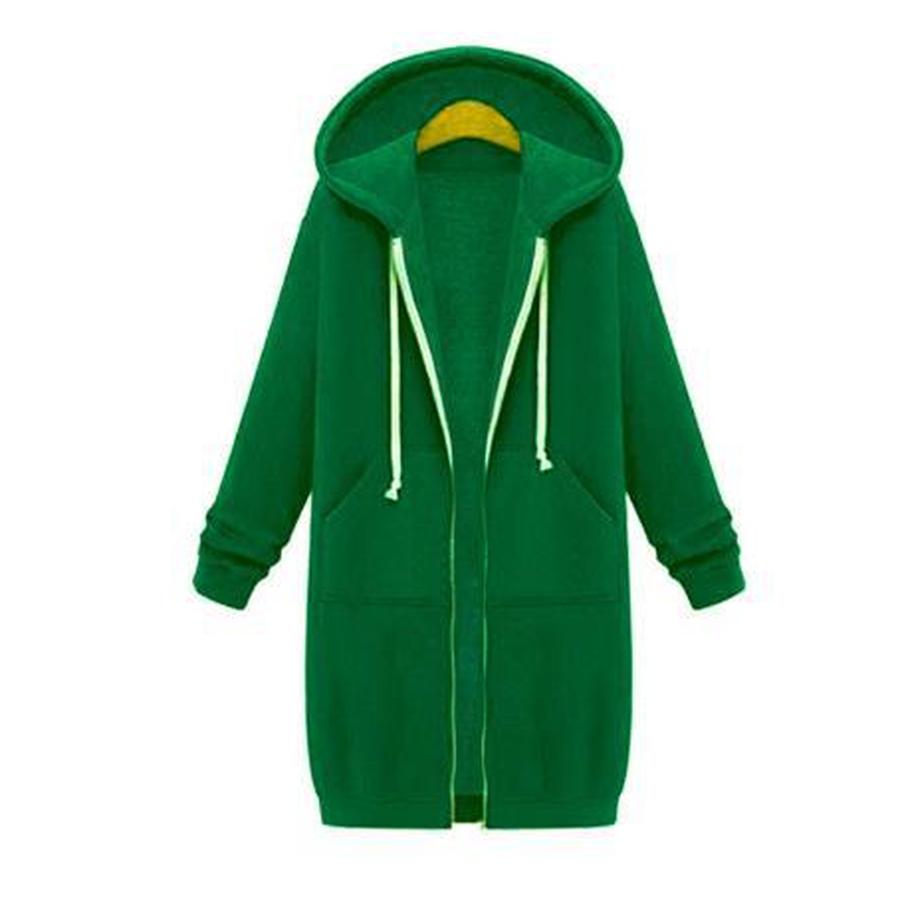 Fall Winter Women's Sweatshirt Long Sleeve Hoodie Coat