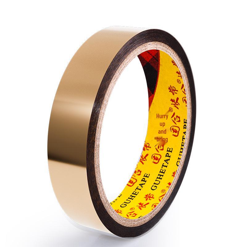 Gold Glitter BOPP Tape for DIY, Wedding, and Decoration