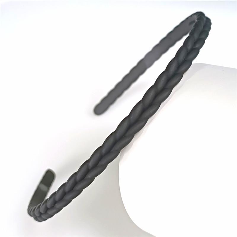 Good Hair Band Wavy Hair Hoop New Styles Resin Fashion Hair Accessories 4mm Plastic Headwear for Women Girl Headband Bezel