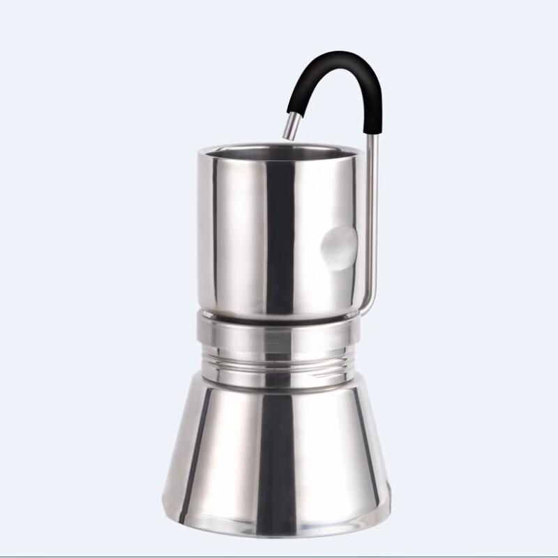 BRS Кофеварка Мока Пот из Нержавеющей Стали для Отдыха на Природе