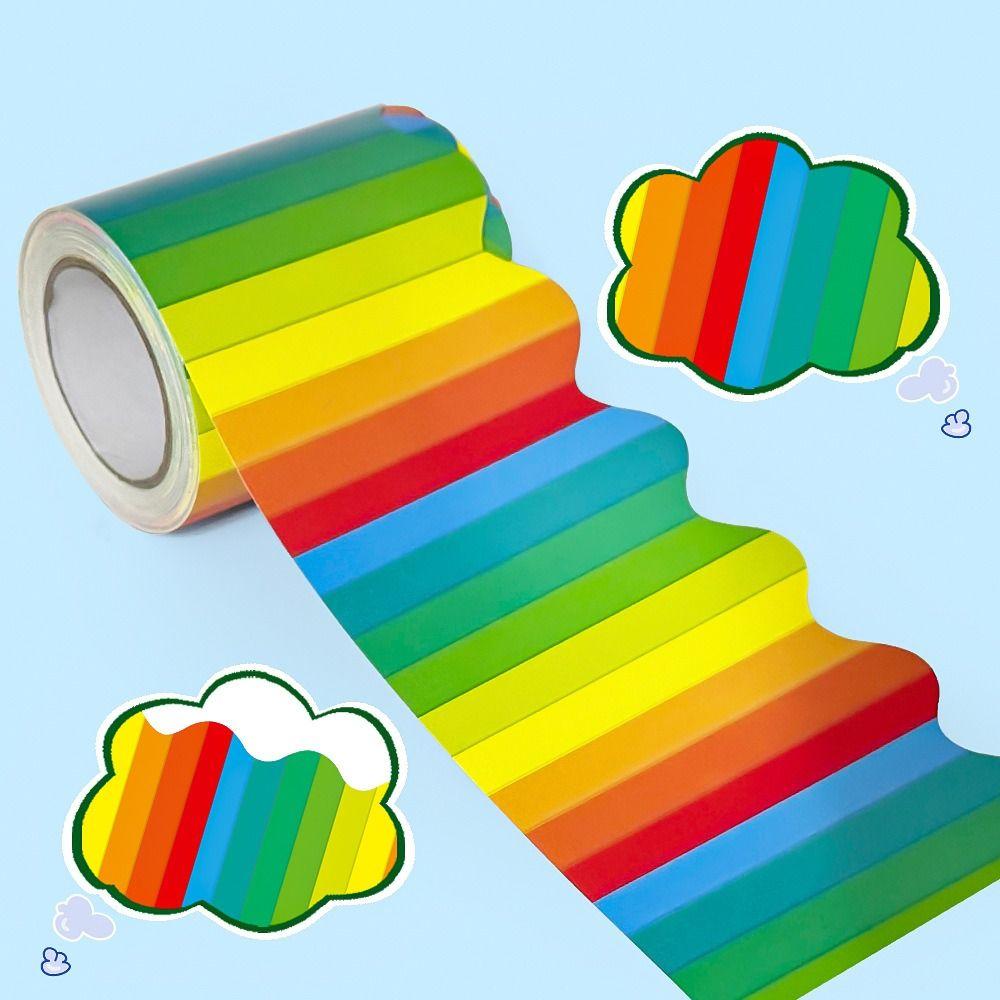 No Adhesive Border Paper Paper Stickers Creative Decorative Stickers