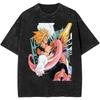 New  Dragon Ball Super Saiyan  Quality TShirt Men and Women Cotton Vintage Washed Print Retro Streetwear Sports Tops