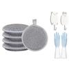 ABBY-Multipurpose Wire Dish Washing Rags, 2025, The Latest Multi-Purpose Wire Tableware Cover, Is Used For Wet And Dry