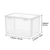 1pc Transparent Plastic Desktop Storage Box, for Storing Miscellaneous Items Such As Chargers, Remote Controls, Masks, Etc