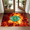 Sporting CP FC Design Crystal Velvet Rug Soft Decorative Mat for Bedroom Entrance