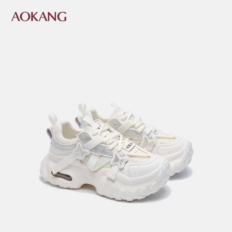 Aokang Women s Fashion Lightweight Dad Shoes 38