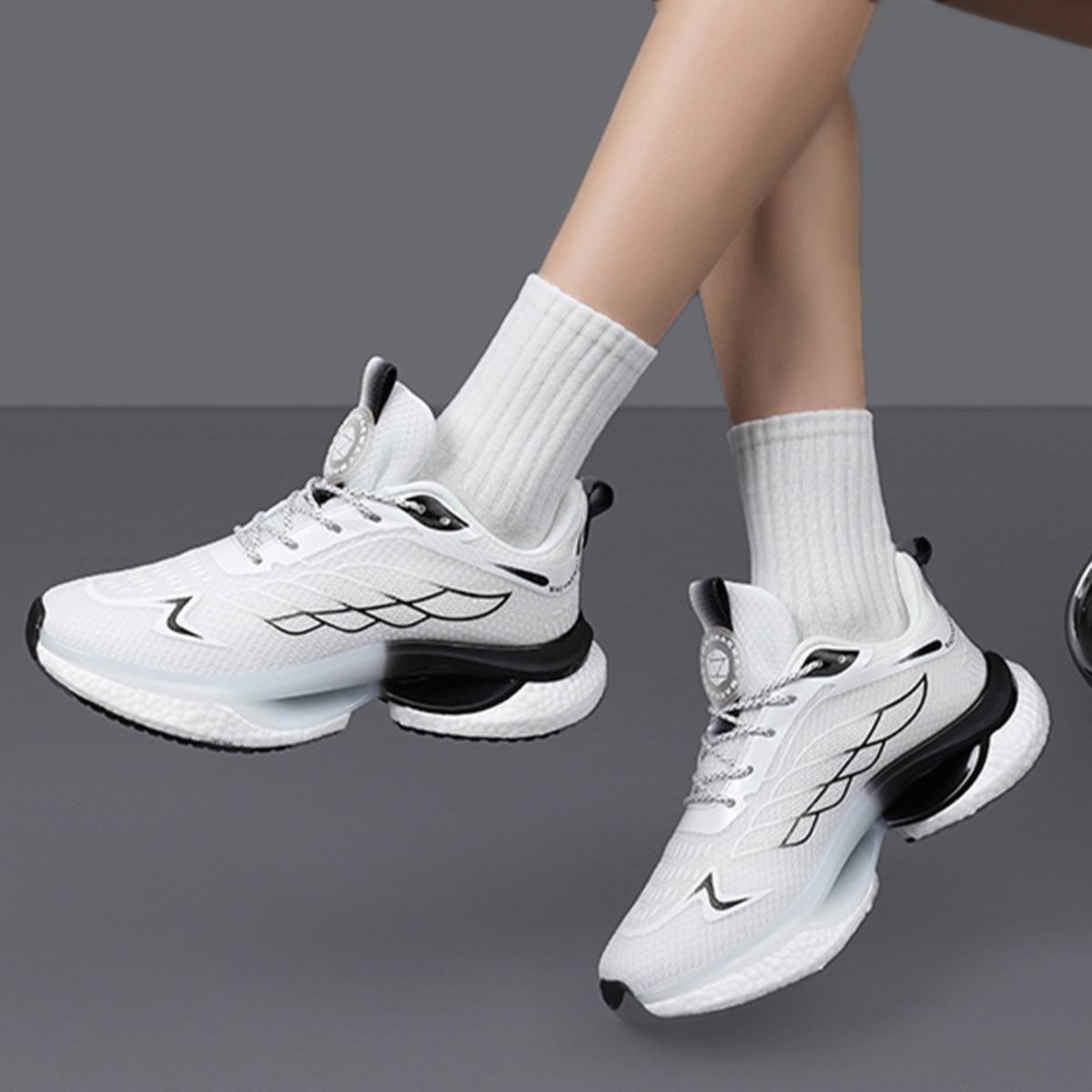 

Модная повседневная спортивная обувь, легкие кроссовки на шнуровке, дышащая и удобная женская обувь 38 белый