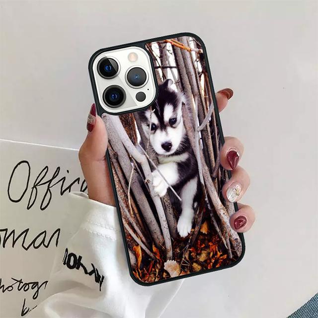 cute Husky baby Skin Coque Shell For iPhone 17 Air 15 16 14 13 12 Pro Max 11 Pro Max Plus Phone Case Cover