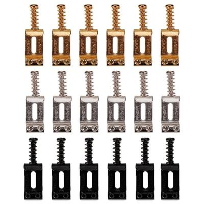 6 vnt. Elektrinės gitaros dalys Priedai Gitaros tremolo tiltas Ritinėlių balneliai Rinkinys