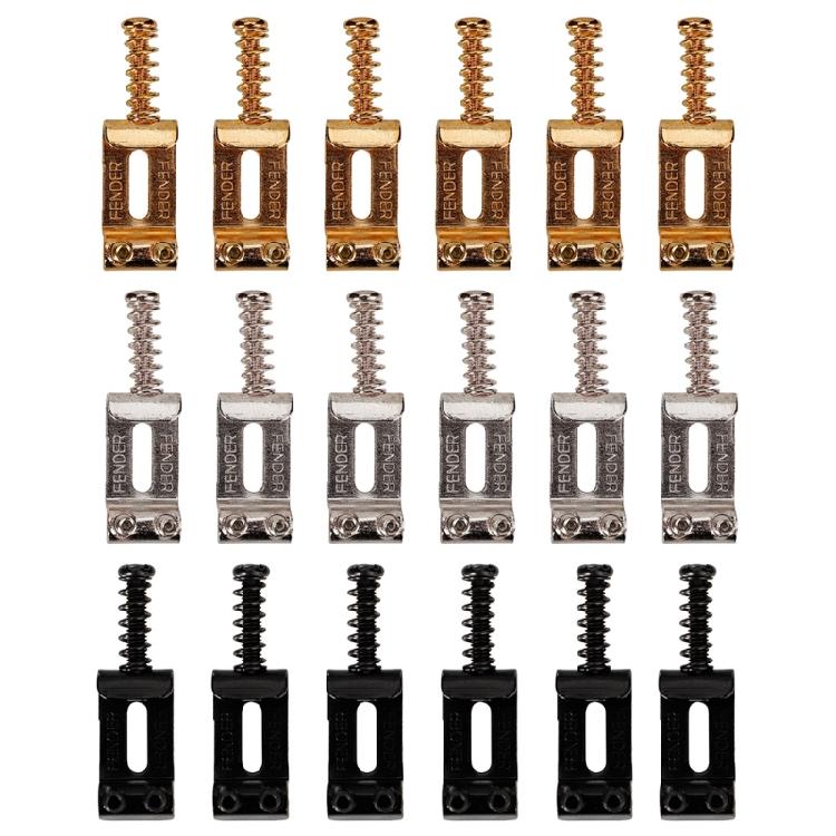 6 Stück E-Gitarrenteile Zubehör Gitarren Tremolobrücke Rollensättel Kit