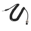 8Pin Speaker Mic Cable Radio Hand Microphone Coiled Cord Replacement Accessories for ICOM Radio