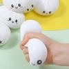 In Stock White Dumpling Steamer Bun Ornament Slow Rebound Soft Pinch Decompression Office Home Decor  Adults  Gift