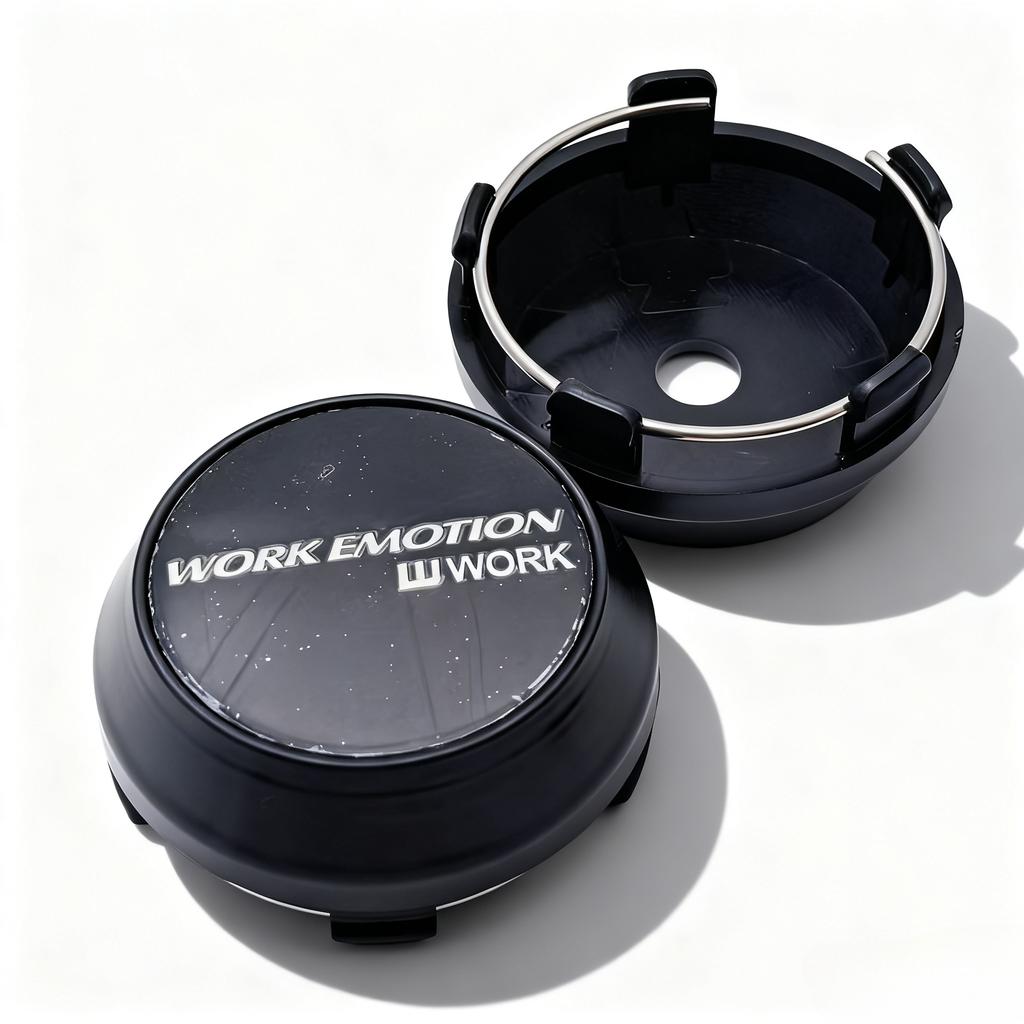 4pcs JDM W Work Emotion Logo Emblem Car Wheel Center Caps 60MM 56MM Car Wheels Hub High Cap Workemotion Badge Rim Hubcaps Cover